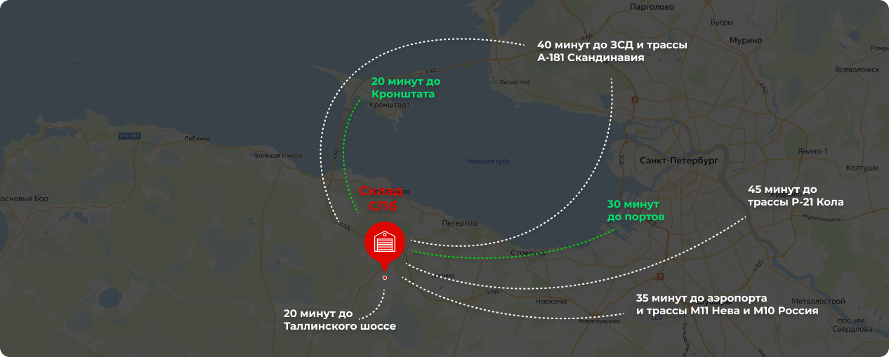 Склад консолидации в Санкт-Петербурге