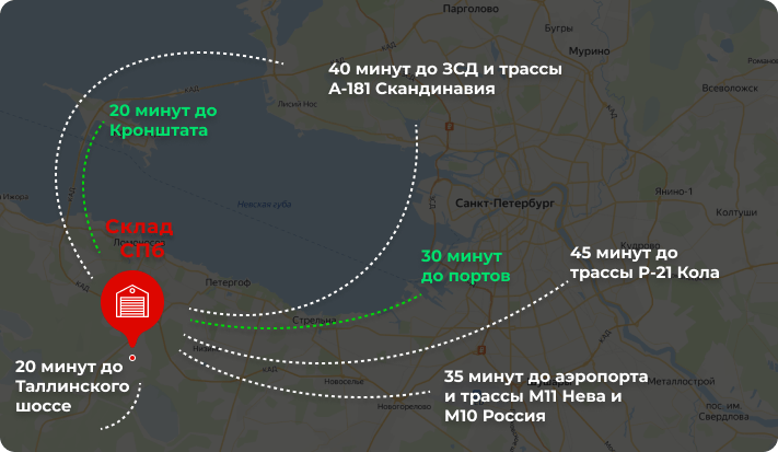 Склад консолидации в Санкт-Петербурге